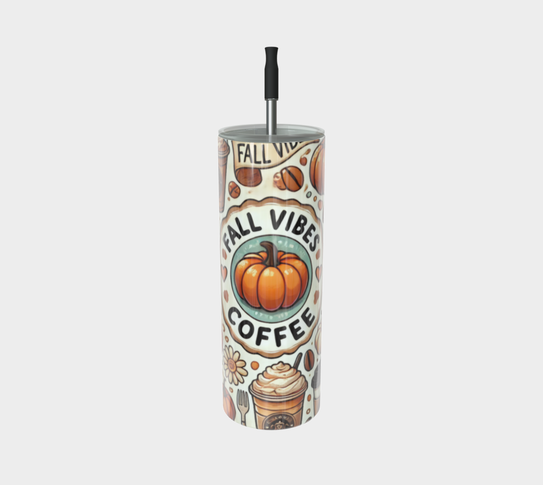 Fall Vibes Coffee Tumbler