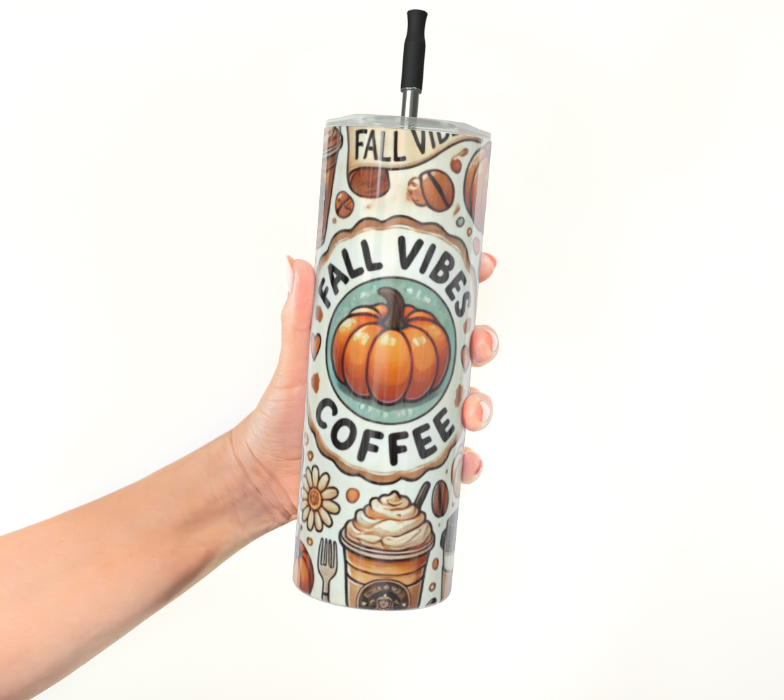 Fall Vibes Coffee Tumbler