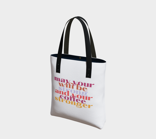 Strong Wifi, Stronger Coffee - Tote Bag